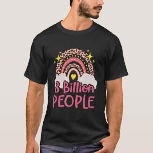 8 miljard mensen bereiken gevierd leopard ra t-shirt