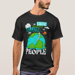 8 miljard mensen op aarde Bevolking 2022 T-shirt