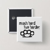 8 Mosh Vierkante Button 5,1 Cm (Voorkant /achterkant)