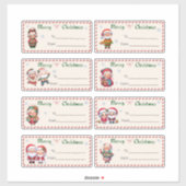 8 Oma & Opa Kerstcadeau Labels (Vel)