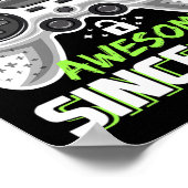 8 Ontgrendeld Geweldige 2013 Videospel 8e Verjaard Poster (Hoek)