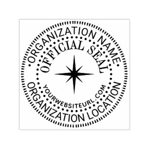 8 P Ster Generiek Aangepaste Officiële Stempel Naa