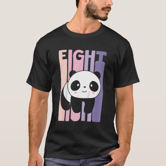 8 Panda 8e B-dag T-shirt (Voorkant)