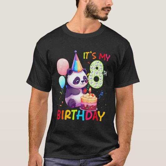 8 Panda 8e Panda T-shirt (Voorkant)