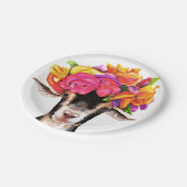 8 Papieren Borden Posey de geit Bordje (Gekanteld)