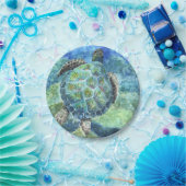 8 Papieren Borden Zee Turtle #2 Bordje (Feest)