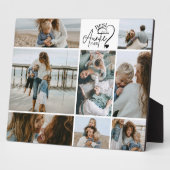 8 Personalized Best Aunt Photo Collage Fotoplaat (Zijkant)