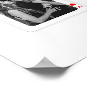 8 Photo Collage How Lucky Are We Playing Cards Poster (Hoek)