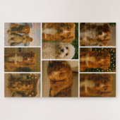8 Photo Collage Personalized Custom Legpuzzel (Horizontaal)