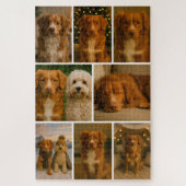 8 Photo Collage Personalized Custom Legpuzzel (Verticaal)