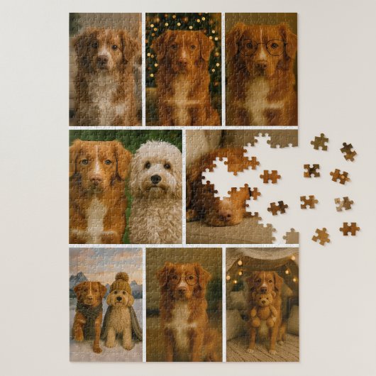 8 Photo Collage Personalized Custom Legpuzzel