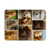 8 Photo Collage Personalized Custom Magneet (Horizontaal)