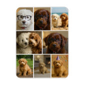 8 Photo Collage Personalized Custom Magneet (Verticaal)