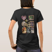 8 Photo Collage Retro Family Frames CUSTOM T-shirt (Achterkant)