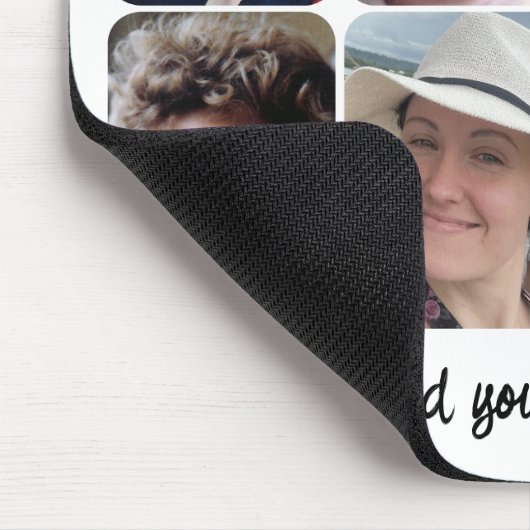 8 photo collage white black muismat (Hoek)