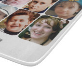 8 photo custom text white snijplank (Hoek)