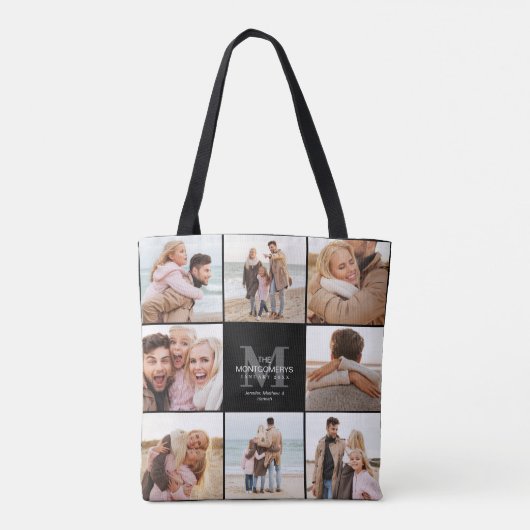 8 Photo Family Photo Collage Tas (Achterkant)