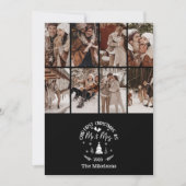 8 Photo First Christmas as Mr. & Mrs Feestdagenkaart (Voorkant)