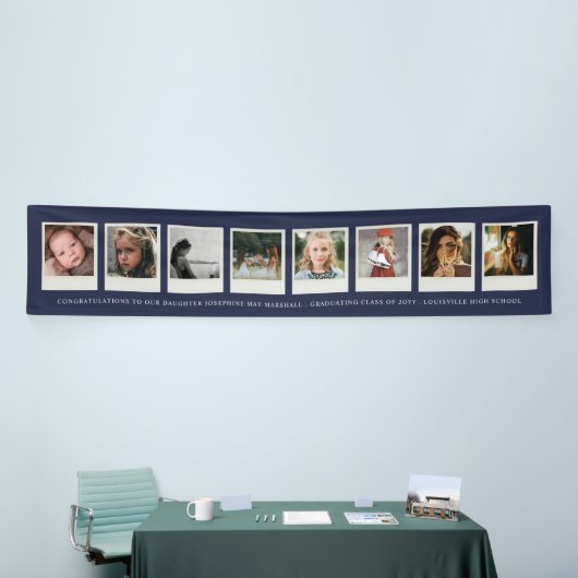 8 Photo Instant Film Afstuderen of speciaal evenem Spandoek (Beurs)