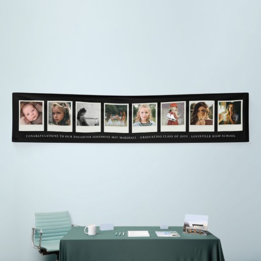 8 Photo Instant Film Afstuderen of speciaal evenem Spandoek (Beurs)