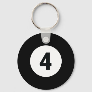 8 Pool Ball 4 Biljart Kostuum Halloween Groep Ma Sleutelhanger