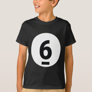 8 Pool Ball 6 Biljart Kostuum Halloween Groep Ma T-shirt