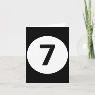 8 Pool Ball 7 Biljart Kostuum Halloween Groep Ma Kaart