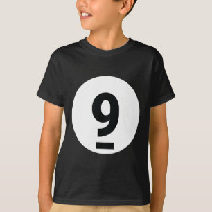 8 Pool Ball 9 Biljart Kostuum Halloween Groep Ma T-shirt