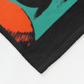 8-pool biljartfans Retro Pop Art Style Biljart Fleece Deken (Hoek)