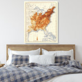 8 Populatie 1850 Canvas Afdruk (Insitu (Slaapkamer))
