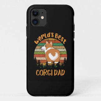 8 's Werelds Beste Corgi Pap Case-Mate iPhone Case