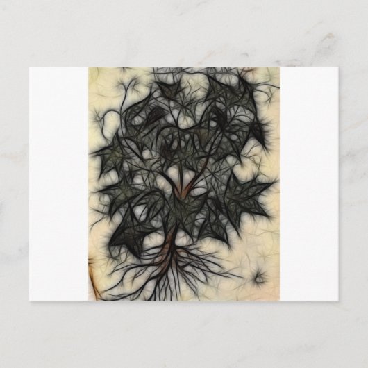 8 - Schaduw wijnstok versnelling Briefkaart (Voorkant)