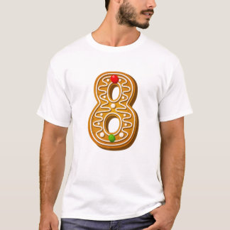 8 Schattigee hoofdstad kerst T-shirt