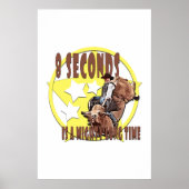 8 seconden is een machtig lange tijd! poster (Voorkant)