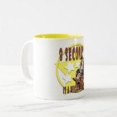 8 seconden tweekleurige koffiemok (Voorkant links)