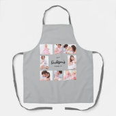 8 Sections Family Photo in Gray Frame Schort (Voorkant)