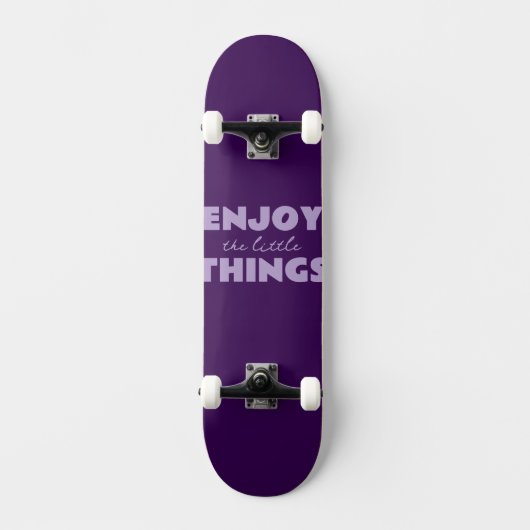 8" Skateboard Deck (Paars) (Voorkant)