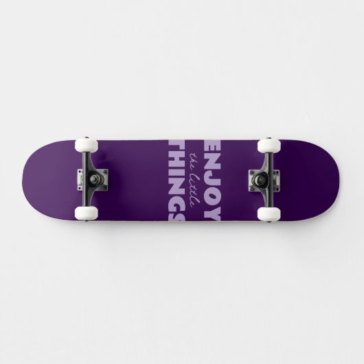 8" Skateboard Deck (Paars) (Horizontaal)