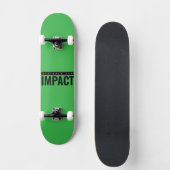 8" Skateboard Dek (Groen) (Voorkant)