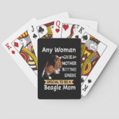 8 speciaal om een Beagle Moeder te zijn Pokerkaarten (Achterkant)