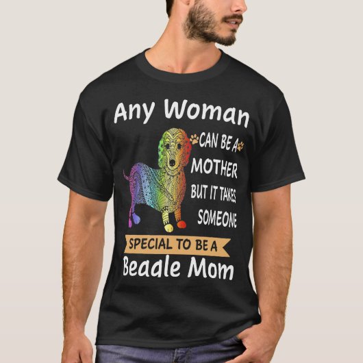 8 Special om een Beagle Moeder te zijn T-shirt (Voorkant)