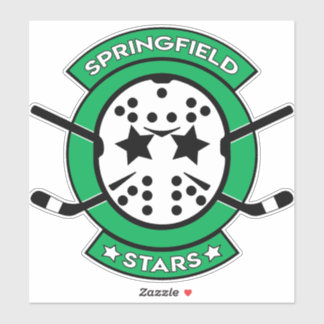 8" Springfield Stars Venster Klinken Sticker