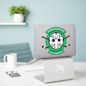8" Springfield Stars Venster Klinken Sticker (Laptop op bureau)