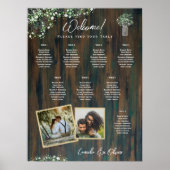 8 Tafel Rustic Hout Gypsophila FOTO STOEL Schuim Poster (Voorkant)