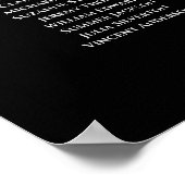 8 Tafel zwarte bruiloft Zilverliefilm Poster (Hoek)