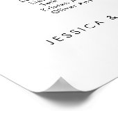 8 Tafels Modern Onze favoriete Mensen Zitgrafiek Poster (Hoek)