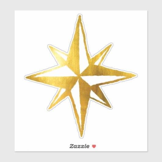   8-taktige ster spiritueel vintage heksachtig hem sticker (Vel)