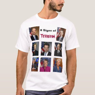 8 Tekenen van terrorisme T-shirt