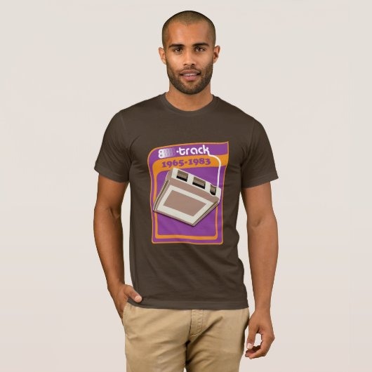 8-track t-shirt (Voorkant volledig)