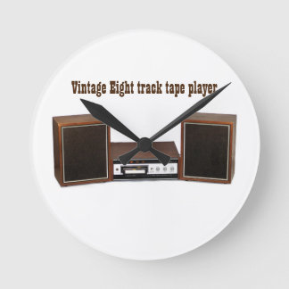 8-track taper Acrylwandklok Ronde Klok